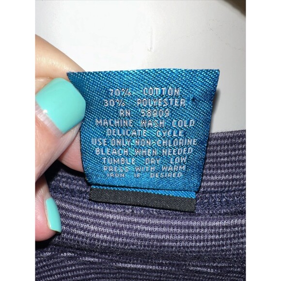 90s Vintage On Your Mark Purple/black Long Sleeve Shirt Medium VTG 1990s Medium - Picture 5 of 8